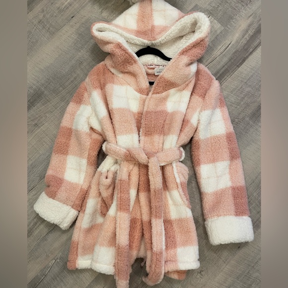 La vie en rose plush robe - Picture 7 of 9